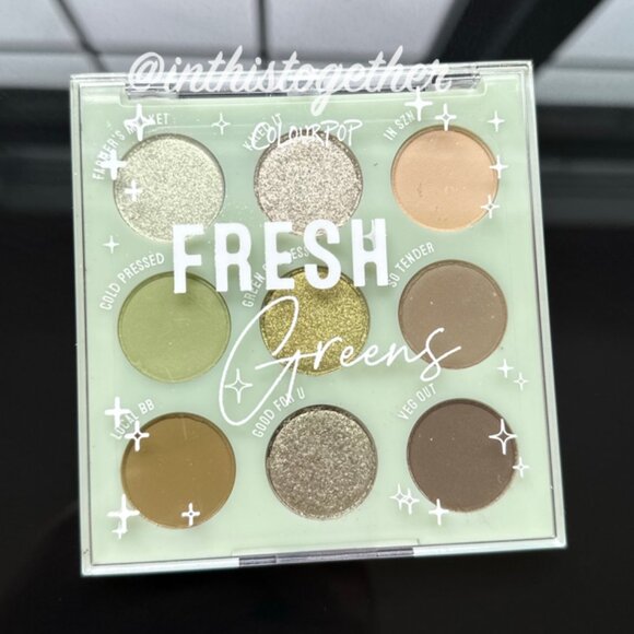 SALE! ✨2/$30 🍏 Colourpop Fresh Greens Palette - Picture 1 of 11